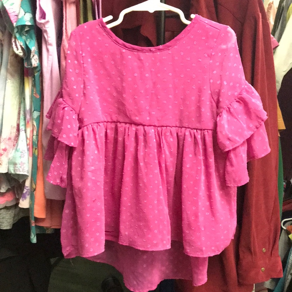 Forever me dressy shirt pink size 4/5